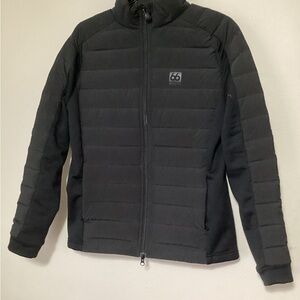 66°North Women's Black Insulated Ski Jacket - Quilted Warmth